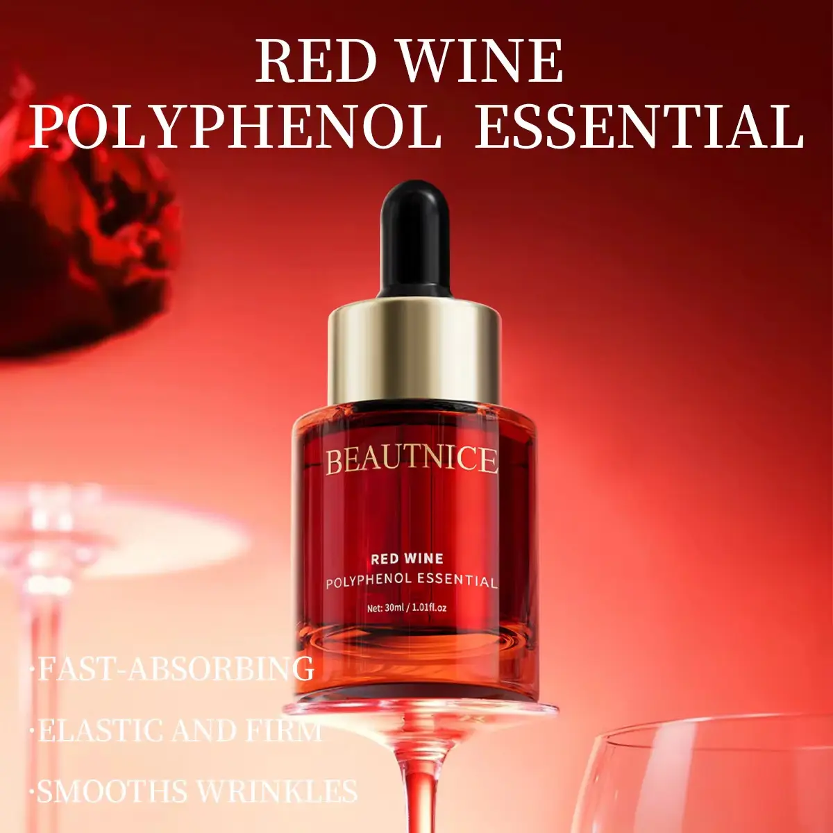 1 Red wine polyphenol facial essence 30ml - Image 1