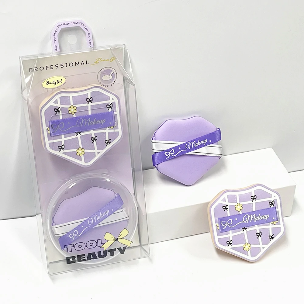 2-1-Base-Makeup-Puff-K-5 (1) 2 + 1 Base Makeup Puff Kit with A Case- BMS-317 - Image 1