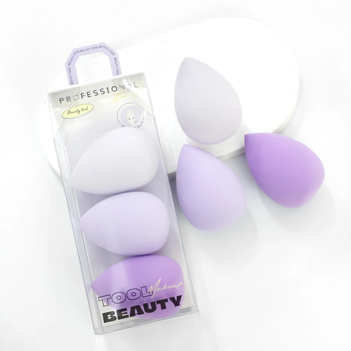 3-in-1-Purple-Blending-Sponge-Kit-BMS-194-5 3 in 1 Purple Blending Sponge Bundle- BMS-194 - Image 1