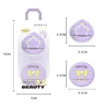2 + 1 Large Cushion Puff Bundle with A Case- BMS-319 - Image 2