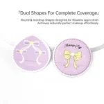 2 + 1 Large Cushion Puff Bundle with A Case- BMS-319 - Image 4