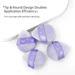 5 + 1 Mini Finger Dual-side Velour Puff Bundle with A Case- BMS-320 - Image 5