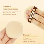 Bakery Collection Double-Tip Cushion Puff (2 PCS) - Image 2