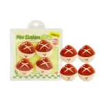 Veggie Collection Mini Mushroom Cushion Puff 4pcs (Mushroom)