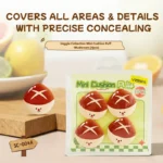 Veggie Collection Mini Mushroom Cushion Puff 4pcs (Mushroom) - Image 5