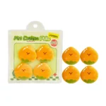 Veggie Collection Mini Mushroom Cushion Puff 4pcs (Carrot)