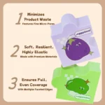 Veggie Collection Puzzle Blending Sponges- 4pcs - Image 4