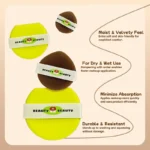 Veggie Collection Dual-Side Hydrophilic Cushion Puff- 4pcs - Image 2