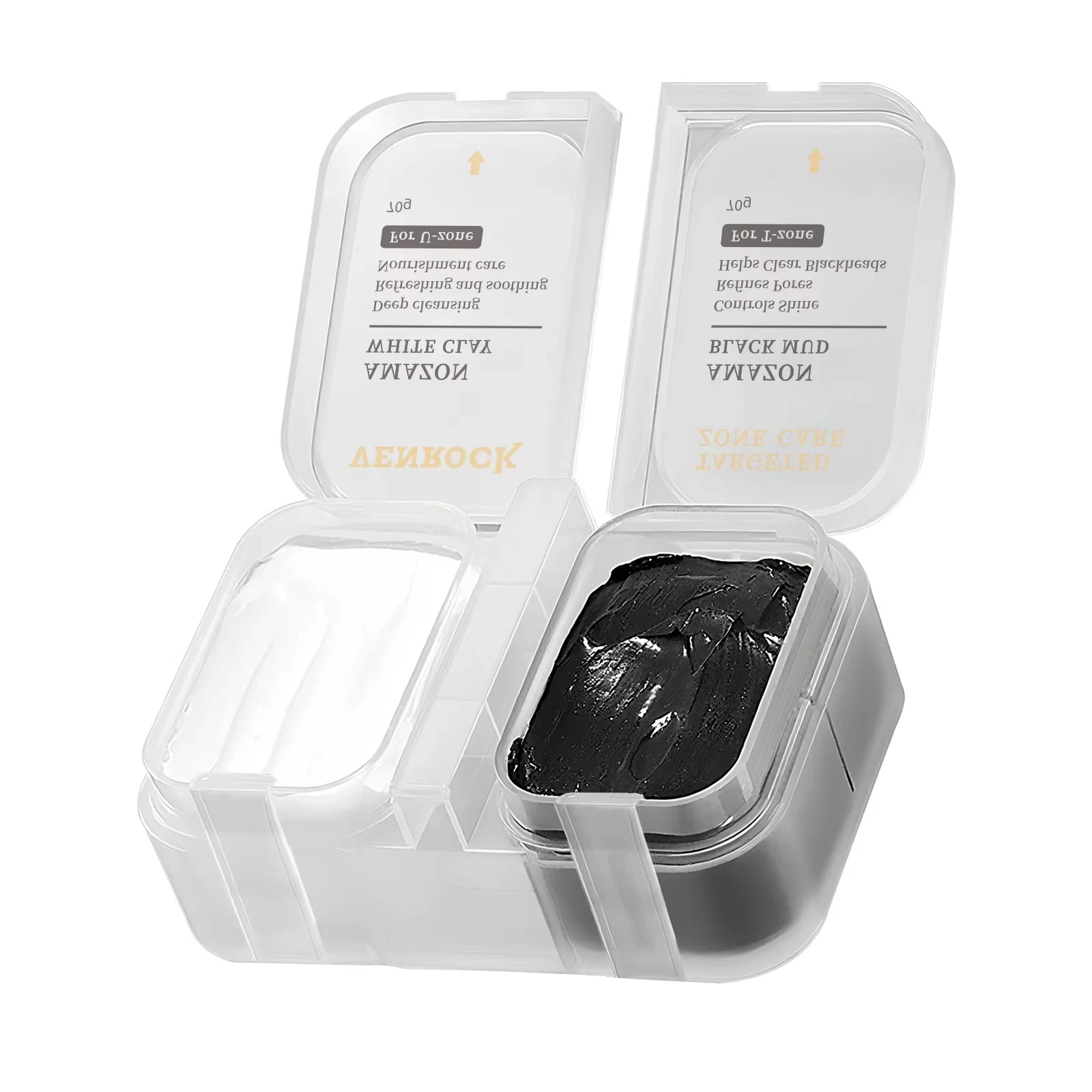 主图1 Facial zoned dual-color cleansing mud mask 70g*2 - Image 1