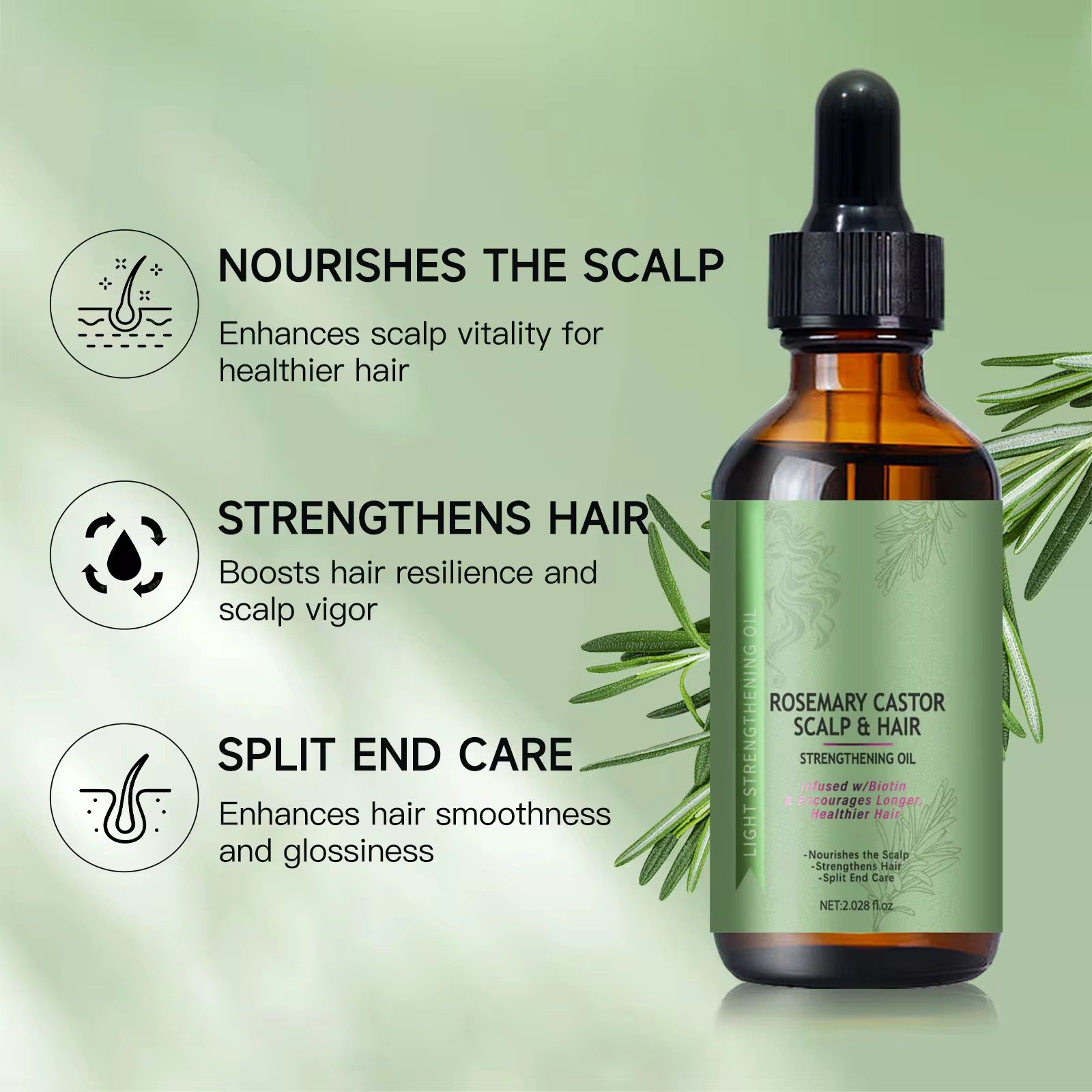 微信图片_20260618151224_72_372 ROSEMARY CASTOR SCALP & HAIR STRENGTHENING OIL 60ml - Image 1