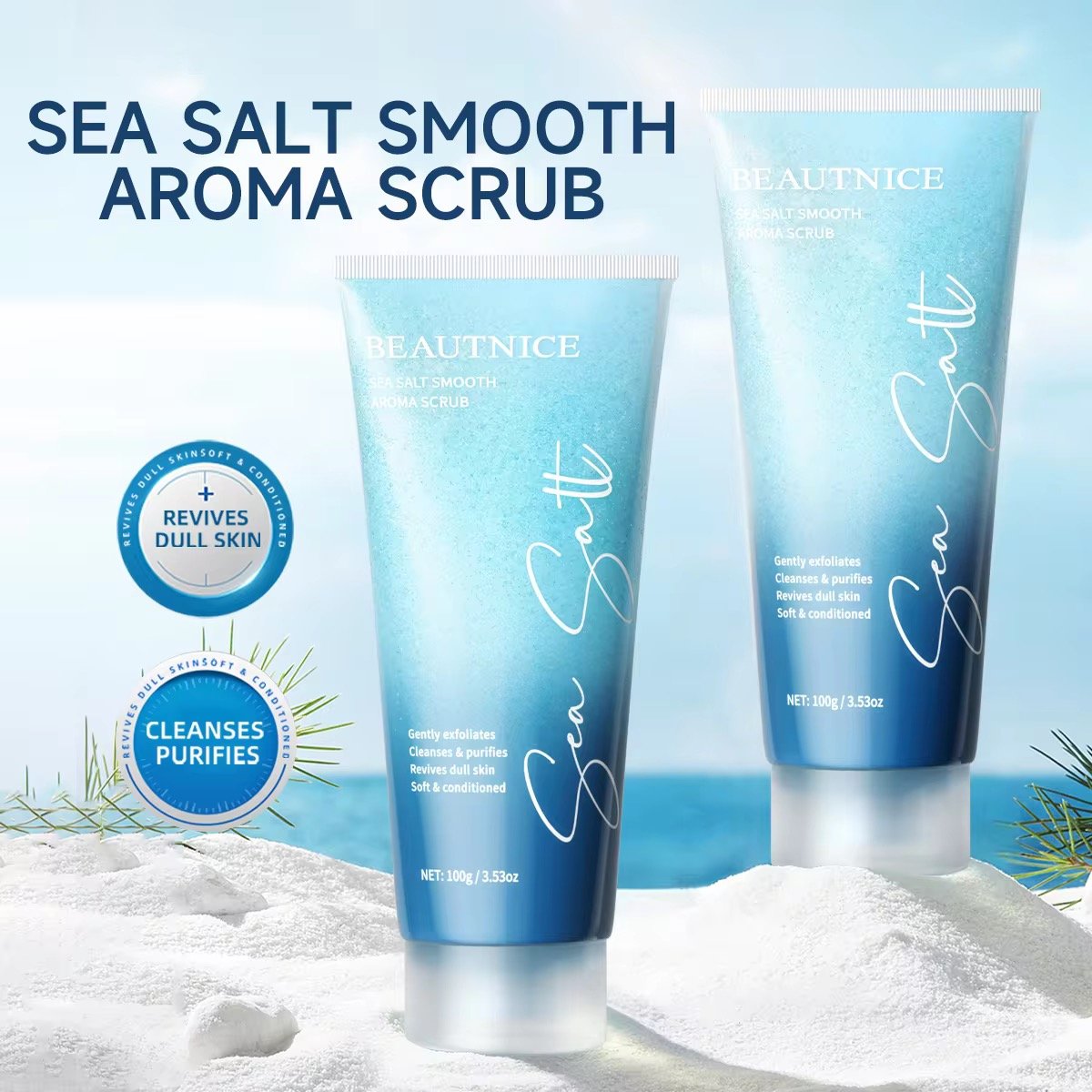 IMG_0722 SEA SALT SMOOTH AROMA SCRUB 100g - Image 1