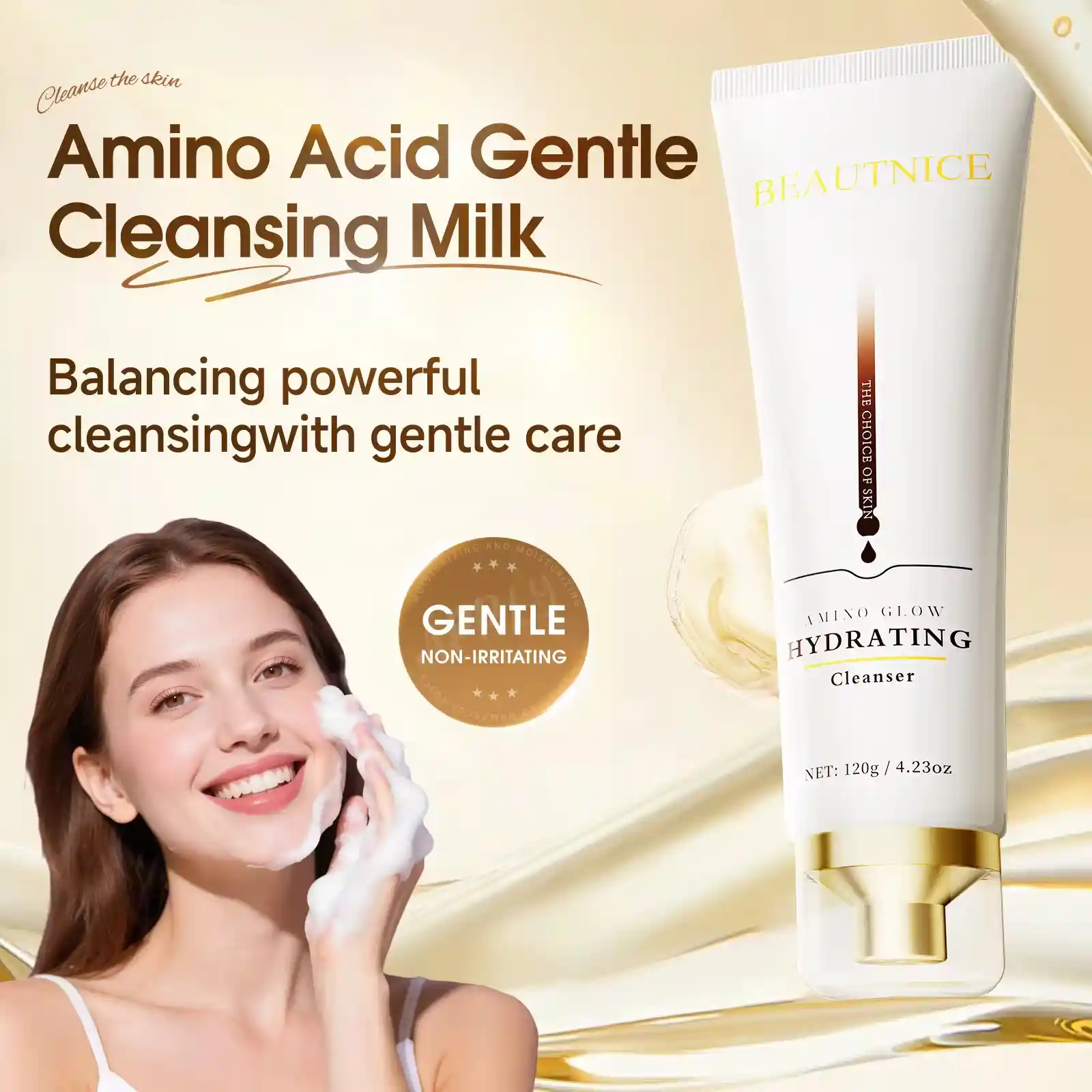 IMG_0748 Amino Acid Brightening Moisturizing Cleanser 120g - Image 1