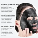 Dr.Medsi Refreshing Gentle Cleansing & Glow Black Facial Mask 30ml*10 - Image 3